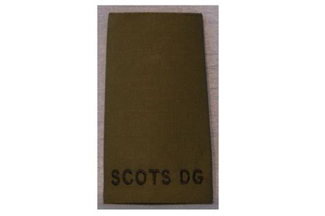 The Royal Scots Dragoon Guards Tpr Rank Slide Bovington Pri Shop