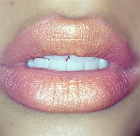 Pink Lip Stick With Gold Eyeshadow Makes Lips Appear Fuller And Teethlook Whiter I Pink