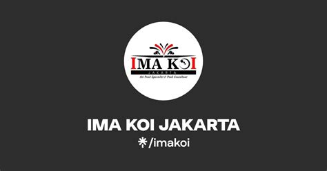 Ima Koi Jakarta Linktree