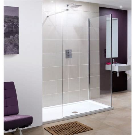 Lakes Coastline Marseilles Walk In Enclosure 1100mm Shower Panel With