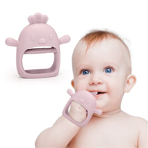 Baby Teething Toy, AMIR Baby Toys Soft Silicone Teething Toys BPA Free ...