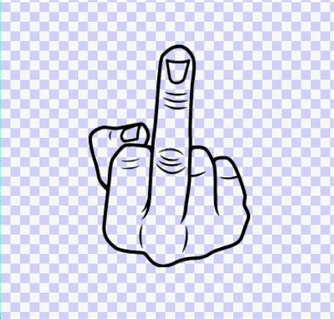 Middle Finger Svg Png Funny Download Finger Svg Cut File Cricut