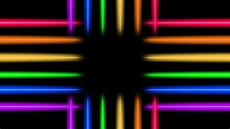 Wallpaper Neon Line Glow Colorful Iridescent Hd Widescreen High