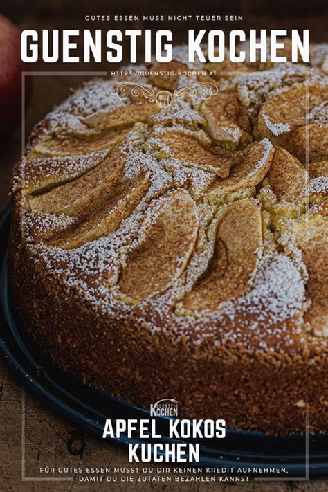 Apfel Kokos Kuchen Das Rezept von GÜNSTIG KOCHEN