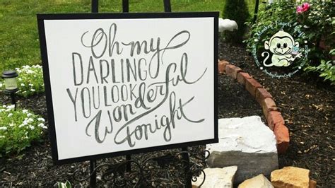 Oh My Darling You Look Wonderful Tonight 16x20 Stretched Canvas