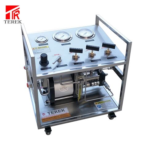 Terek Two Stage Air Driven Natural Gas Booster Pump High Pressure Conveying Equipment China