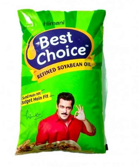 Soyabean L Himani Best Choice Refined Oil Packaging Type Packet At