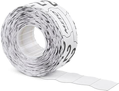 Meto Étiquettes pour étiqueteuse 26 x 16 mm 2 lignes 6000 étiquettes