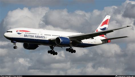 G YMMN British Airways Boeing 777 236ER Photo By Peter Baldwin ID