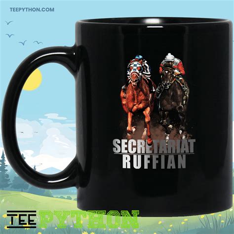 Secretariat Ruffian Horse Race Coffee Tea Mug - TEEPYTHON