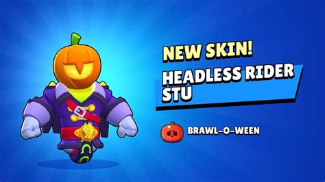 Brawl O Ween Skins At Discount Headless Rider Stu At Gems Youtube