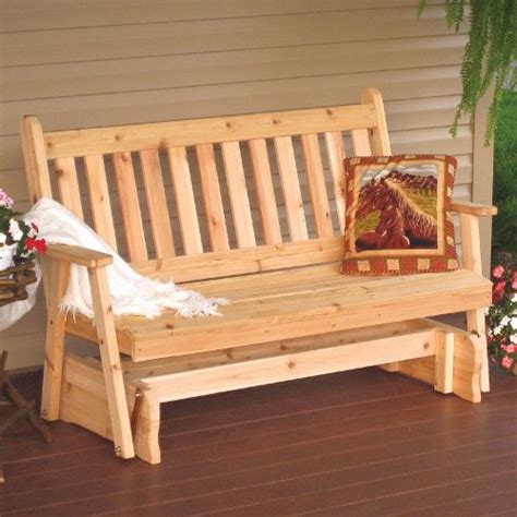 A L Furniture Western Red Cedar Traditional English Outdoor Loveseat