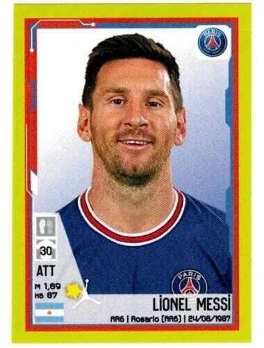 Panini Foot Figurina N Lionel Messi Paris Saint