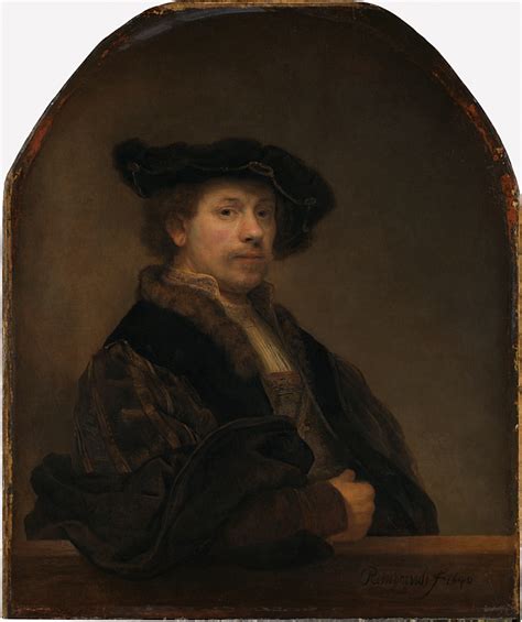 Autoportrait L Ge De Ans De Rembrandt