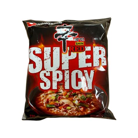 Nongshim Instant Noodle Shin Ramyun Red Super Spicy G Reissack