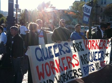 Getequal Blocks Traffic In San Francisco Enda Protest Towleroad Gay News