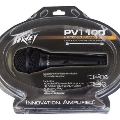 Peavey PVi 100 1 4 Dynamic Cardioid Microphone With 1 4 Inch Reverb