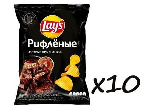 Чипсы картофельные "Lay's" Острые крылышки, рифленые, 95 г - купить с ...