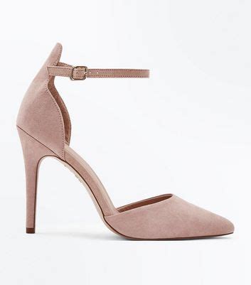 Wide Fit Nude Suedette Two Part Courts New Look