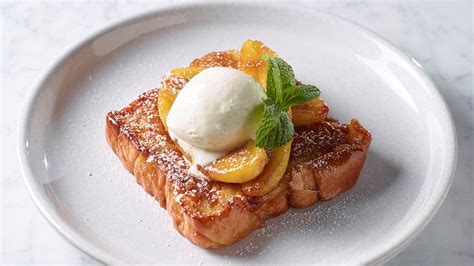 French Toast Vanilla Ice Cream And Caramelised Banana Recipe