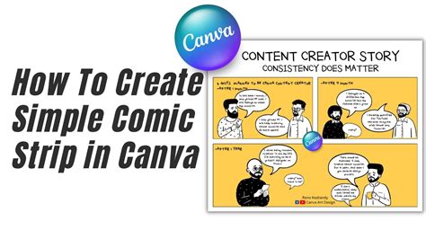 How To Create Simple Comic Strip In Canva Youtube