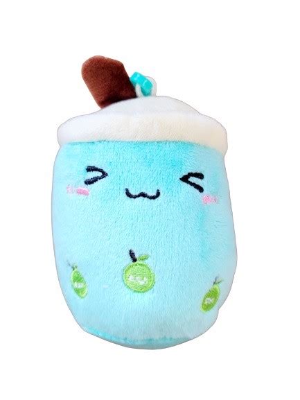 Maskotka Bubble Tea Boba Kawaii Brelok 12 cm Jabłko BT B J GUGU Zabawki