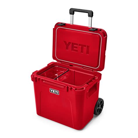 Yeti Roadie 60 Rolling Wheeled Cooler - Rescue Red – Luxe Barbeque Company