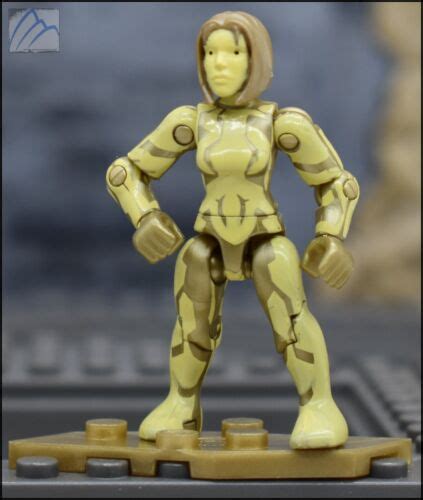 Halo Mega Construx Gold Ai Cortana Mini Figure Gyg Th Anniversary