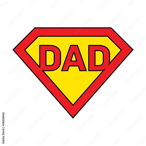 Super Dad Logo Vector