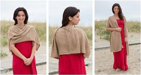 Simply Lovely Knitted Wrap Free Knitting Pattern