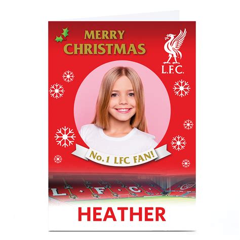 Buy Photo Liverpool Fc Christmas Card For Gbp 2 29 Card Factory Uk