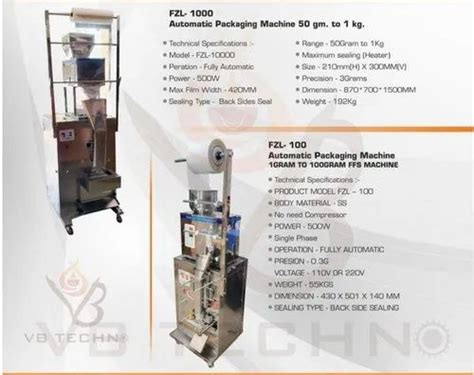 Ffs Pouch Packing Machines Cup Filler Capacity Off