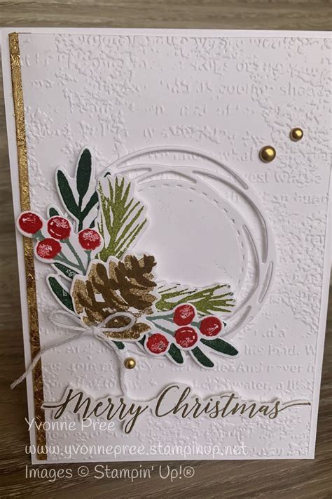 Stampin Up S Christmas Season Bundle Was Used To Create This Elegant