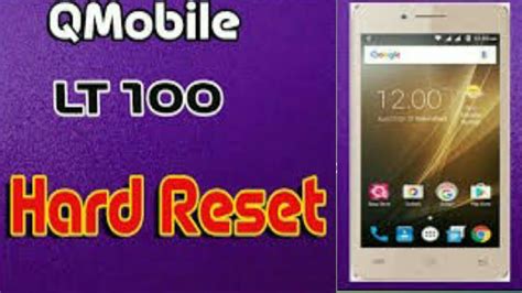 Qmobile Lt100 Telenor Hard Reset Youtube