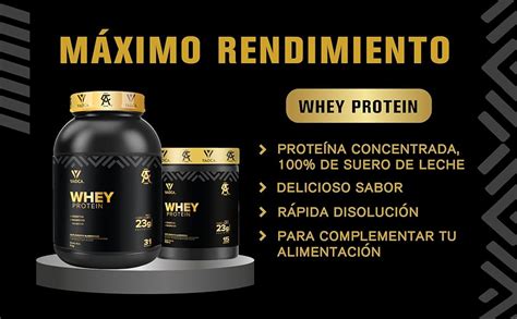 YAOCA proteína Whey en polvo 1 Kg suplemento alimenticio bebible para