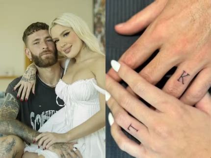 Karoline Lima E Leo Pereira Fazem Tatuagem Juntos Breguice De Casal