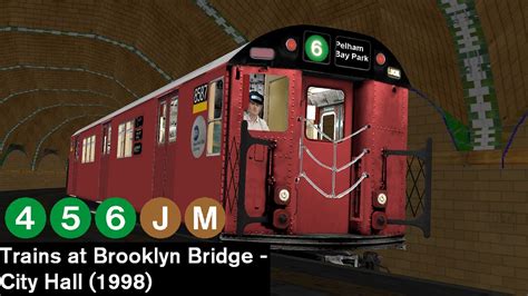 OpenBVE Virtual Railfanning 4 5 6 J And M Trains At Brooklyn Bridge