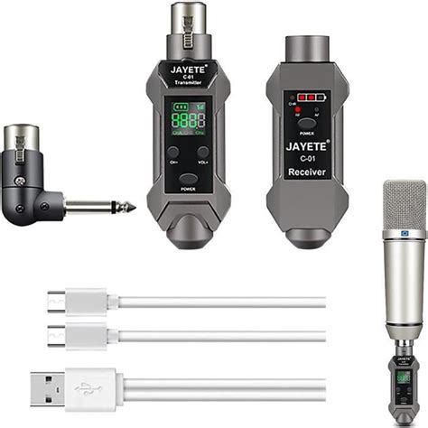 Micro sans Fil Émetteur et récepteur pour Microphone Dynamique