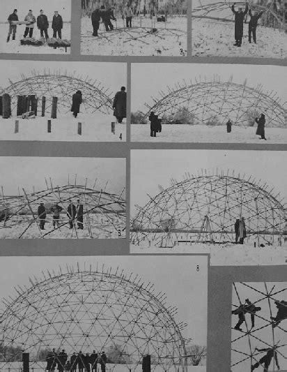 Richard Buckminster Fuller Geodesic Dome 21 X 29 Cm 1951 From Download Scientific Diagram