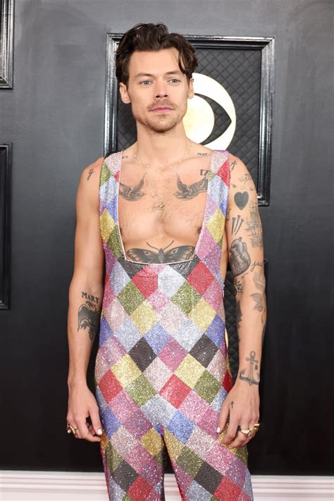 Harry Styles Attends The Grammys Ps Celebrity