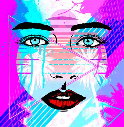 80s pop art on Behance