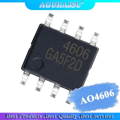 10pcs Ao4606 Ao 4606 Mosfet Sop 8 N P Channel Mos Tube New Original