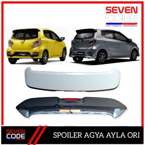 Jual Spoiler Agya Ayla Trd Plastik Original Shopee Indonesia