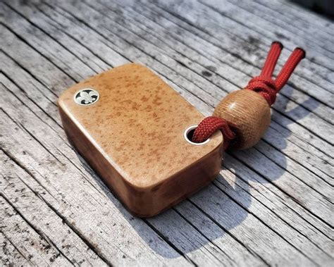 Edc Worry Stone In Vintage Cheddar Paper Micarta Westinghouse Micarta