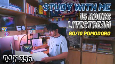 Study With Me Live 15 HOURS Jee Aspirant 24 DAY 356 Lofi Rain