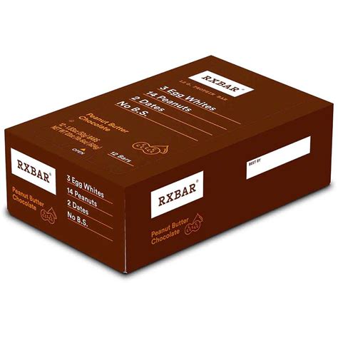 Rx Bar Peanut Butter Chocolate 52g Shoreline Supply Company