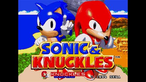 Sonic 3 And Knuckles Angel Island Zone Act 1 Knuckles Youtube