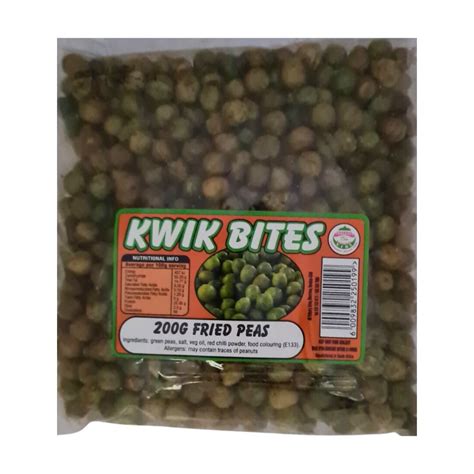 Kwik Bites Fried Peas 1x200g Superb Hyper