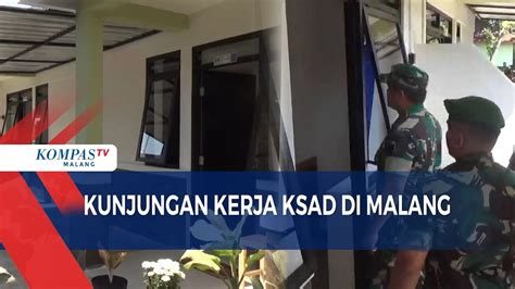 Ksad Tinjau Pembangunan Rumah Prajurit Di Batalyon Youtube