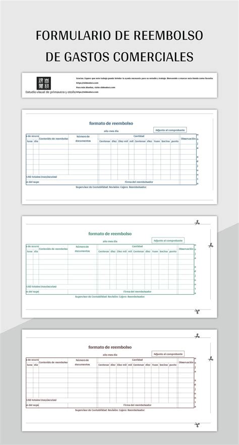 Plantilla De Excel Formulario De Reembolso De Gastos Comerciales Y Hoja